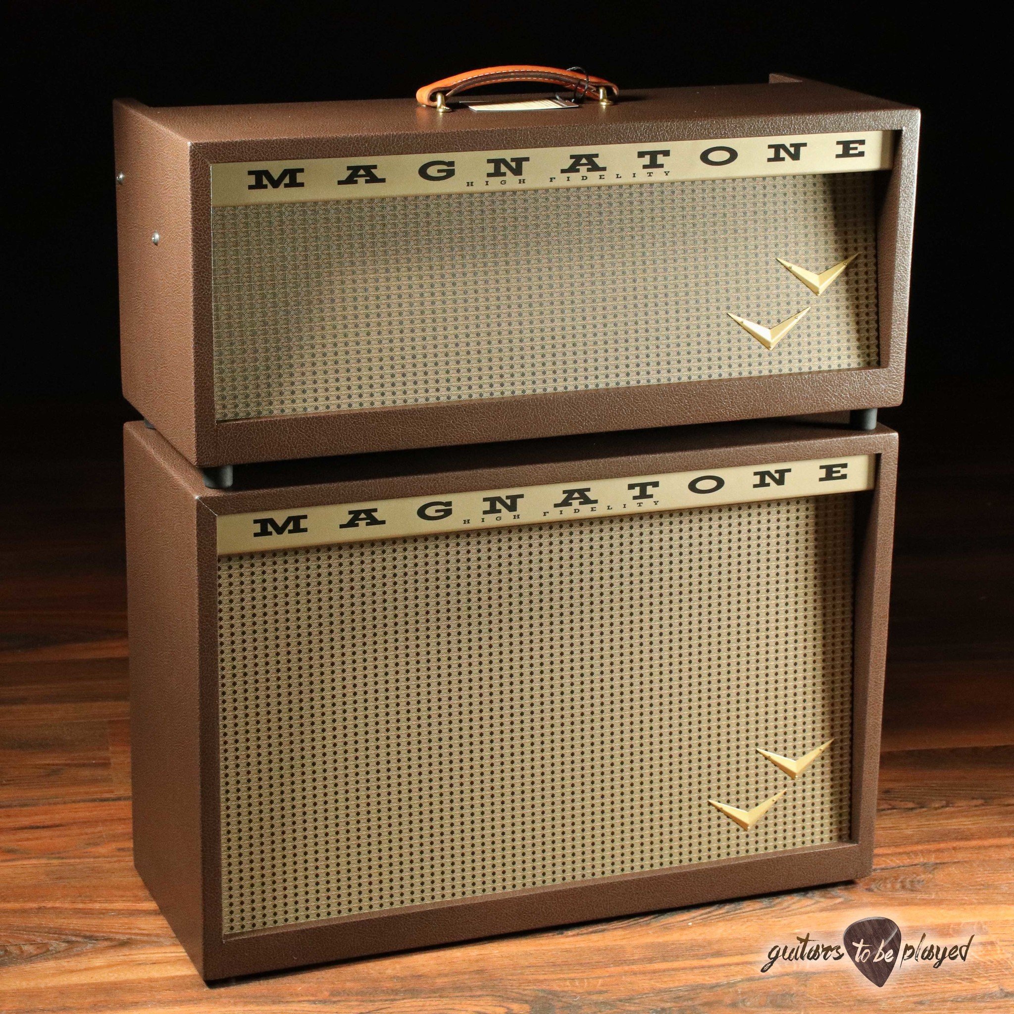 Magnatone Twilighter Stereo Reverb/Vibrato Tube Head 2x12” Cab