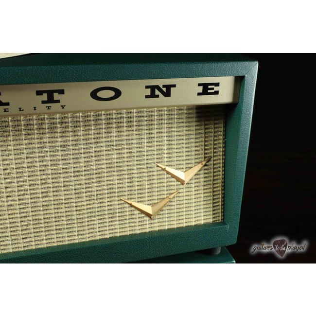 Magnatone Twilighter Stereo 22+22W Reverb/Vibrato Tube Head – Dark Green*