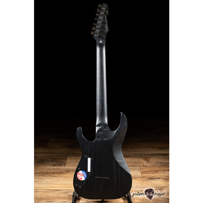 ESP LTD AW-7B Alex Wade Signature Baritone w/ Case – Open Grain Black Satin