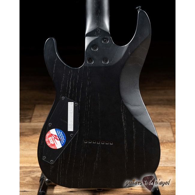 ESP LTD AW-7B Alex Wade Signature Baritone w/ Case – Open Grain Black Satin