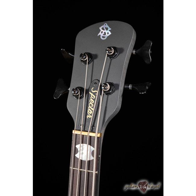 Spector Euro 4 LX Left-Handed EMG Bass Guitar – Black Stain Matte
