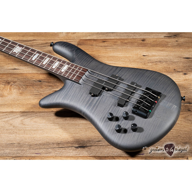 Spector Euro 4 LX Left-Handed EMG Bass Guitar – Black Stain Matte