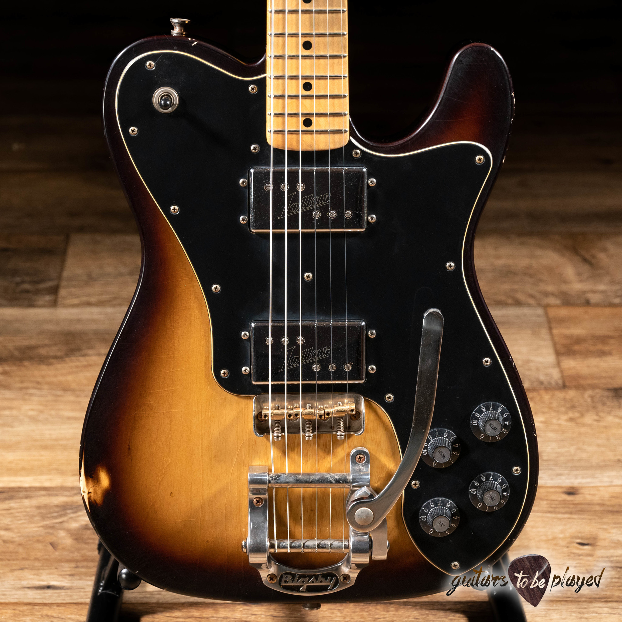 Mario Martin Guitars Swamp Ash T-Deluxe w/ Bigsby – 2-Tone Sunburst
