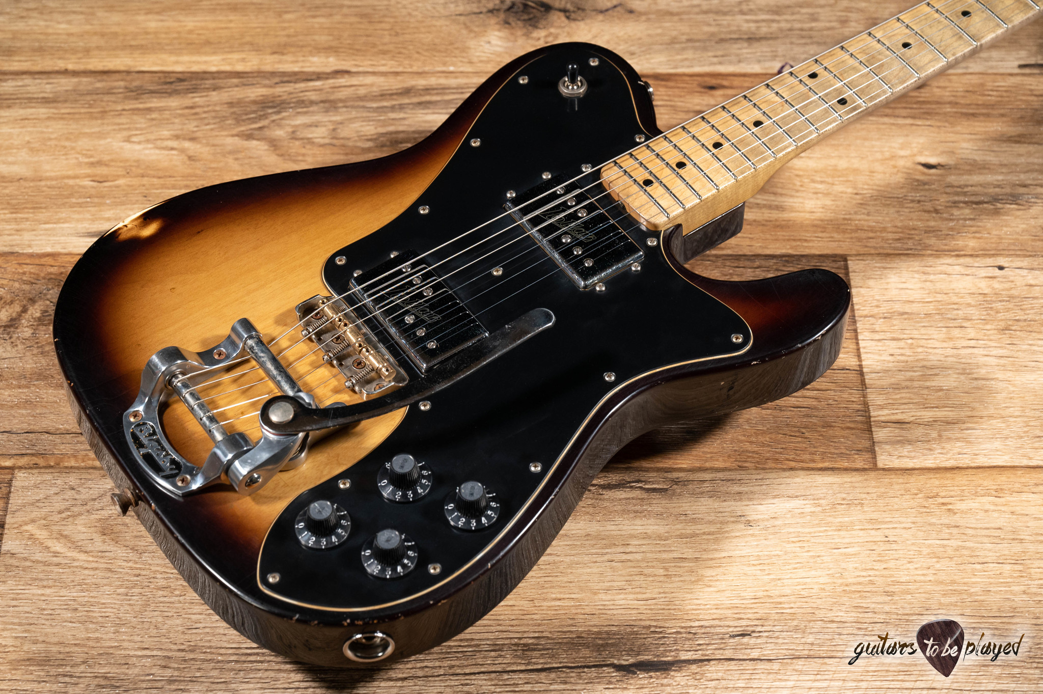 Mario Martin Guitars Swamp Ash TDeluxe w/ Bigsby 2Tone Sunburst