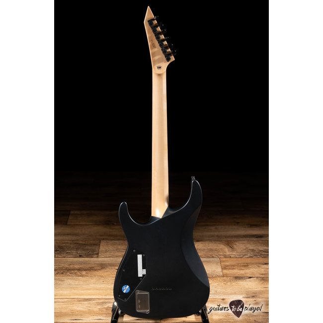 ESP E-II JL-1 Jeff Ling Signature M-II NT Guitar w/ Case – Black Satin