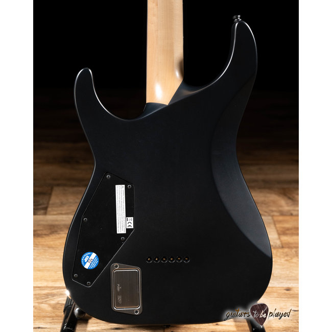 ESP E-II JL-1 Jeff Ling Signature M-II NT Guitar w/ Case – Black Satin