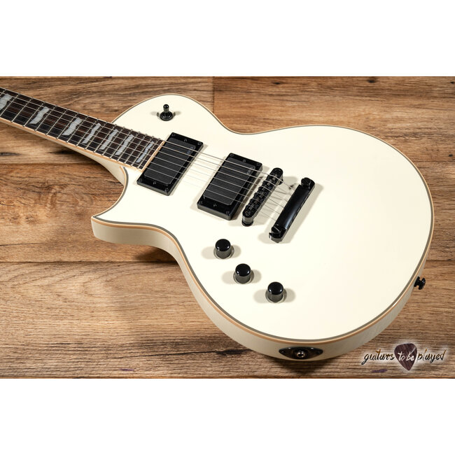 ESP LTD EC-401 LH EMG Left-Handed Guitar – Olympic White
