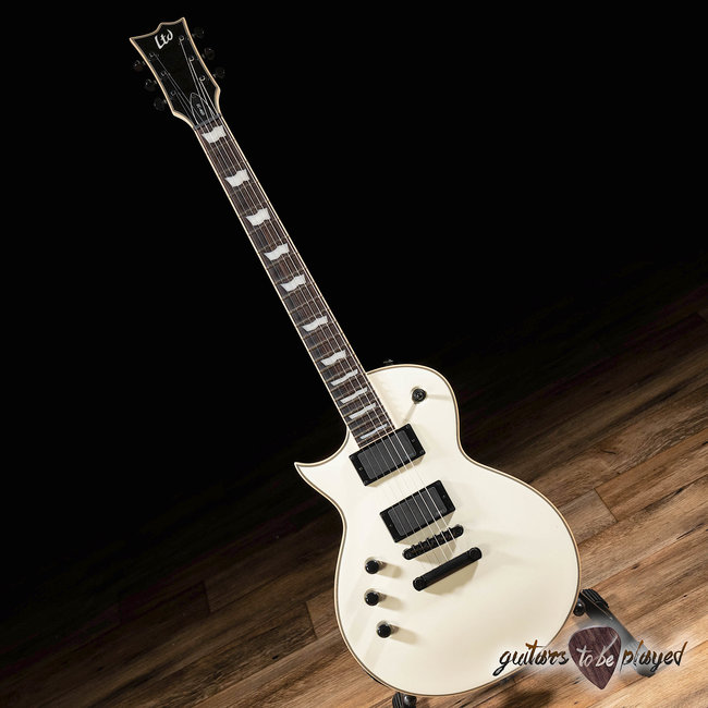 ESP LTD EC-401 Olympic White Left Handed - labaleinemarseille.com