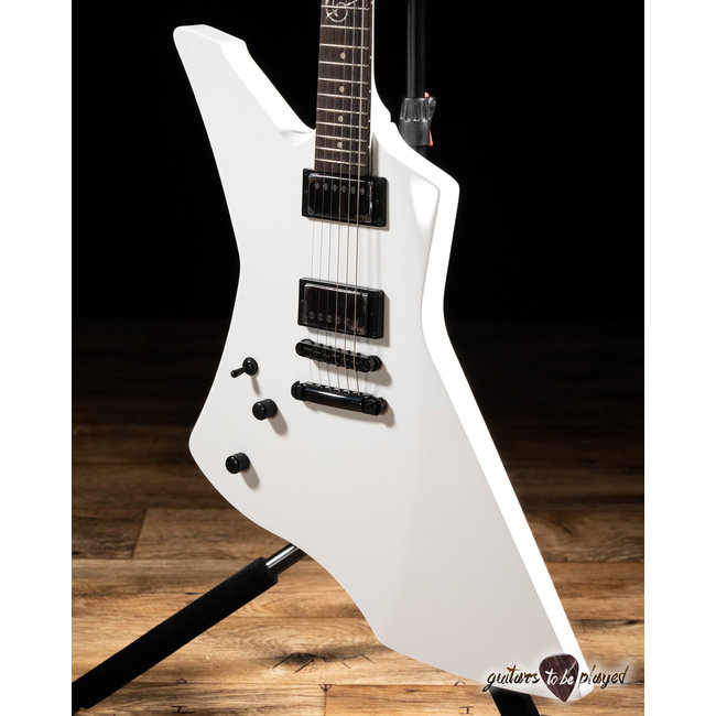ESP LTD Snakebyte LH James Hetfield Left-Handed Guitar w/ Case – Snow White