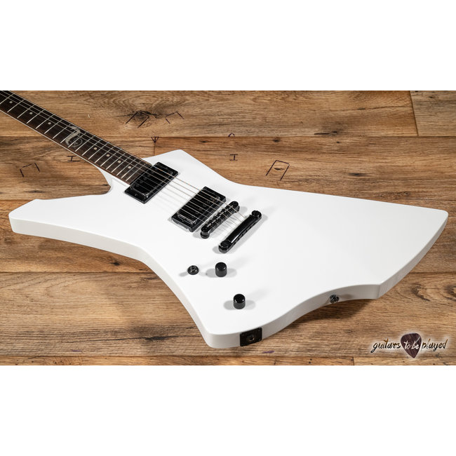 ESP LTD Snakebyte LH James Hetfield Left-Handed Guitar w/ Case – Snow White