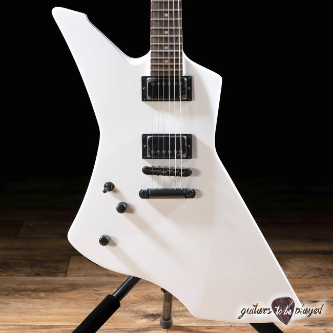 ESP LTD Snakebyte LH James Hetfield Left-Handed Guitar w/ Case – Snow White