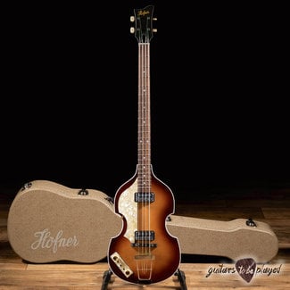 Hofner Hofner 1962 Reissue “Mersey” Left-Handed (H500/1-62L-0) Violin Bass – Sunburst