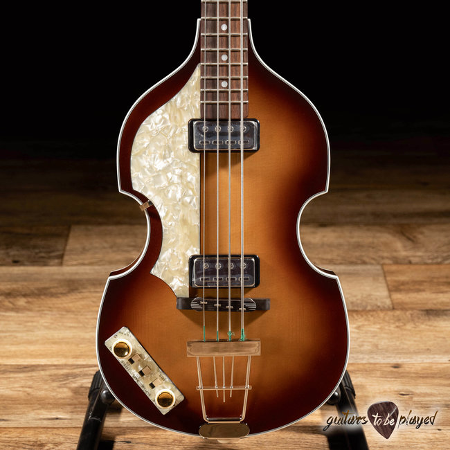Hofner 1962 Reissue “Mersey” Left-Handed (H500/1-62L-0) Violin Bass – Sunburst