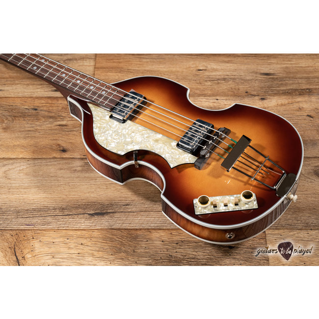 Hofner 1962 Reissue “Mersey” Left-Handed (H500/1-62L-0) Violin Bass – Sunburst