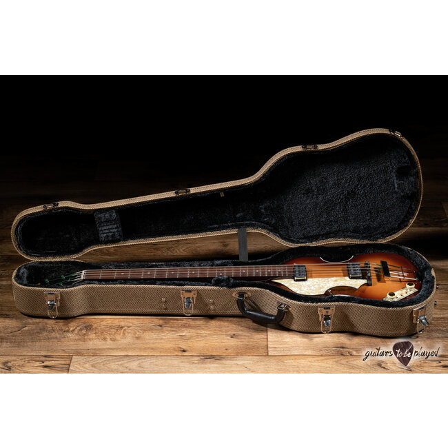 Hofner 1962 Reissue “Mersey” Left-Handed (H500/1-62L-0) Violin Bass – Sunburst