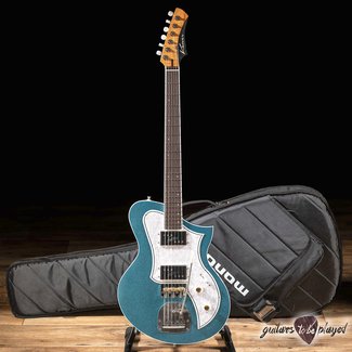 Kauer Korona Swamp Ash Guitar w/ Lollar Regals & Descendant – Sky Blue Flake
