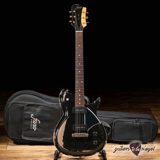 Fano Guitars Fano RB6 Oltre P-90 Electric Guitar w/ Gigbag – Bull Black Distress