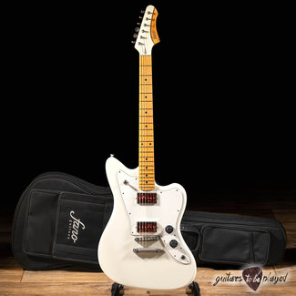Fano Guitars Fano JM6 Oltre Lollar Novel 90 Maple Fretboard Guitar w/ Gigbag – Olympic White