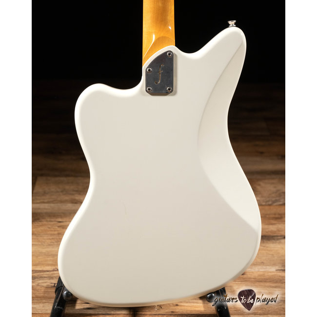 Fano JM6 Oltre Lollar Novel 90 Maple Fretboard Guitar w/ Gigbag – Olympic White