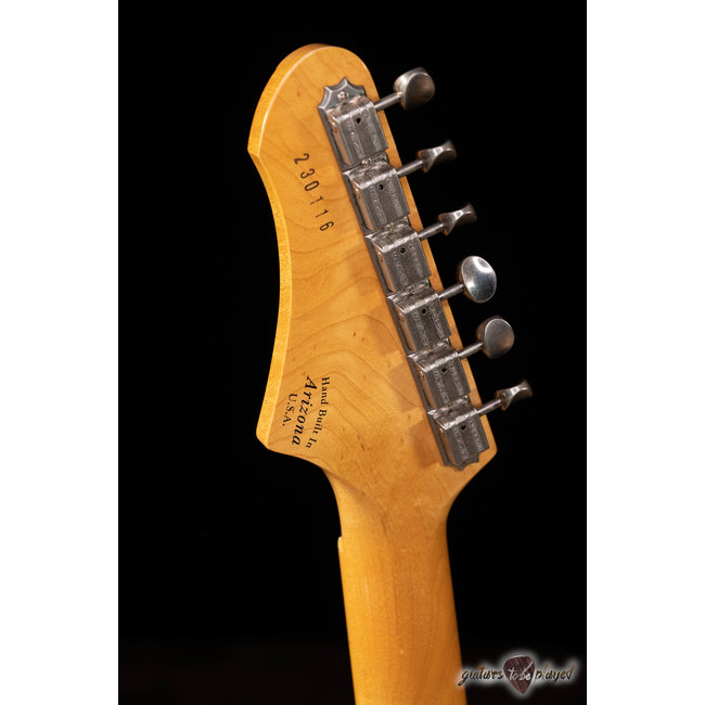 Fano JM6 Oltre Lollar Novel 90 Maple Fretboard Guitar w/ Gigbag – Olympic White