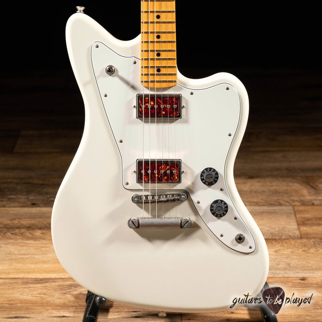 Fano JM6 Oltre Lollar Novel 90 Maple Fretboard Guitar w/ Gigbag – Olympic White