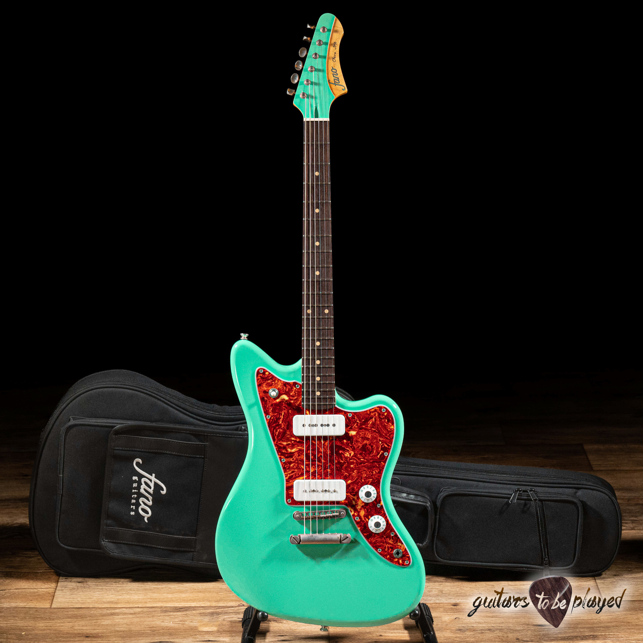 Fano JM6 Oltre Lollar OmniTron/Standard P-90 Guitar – Seafoam