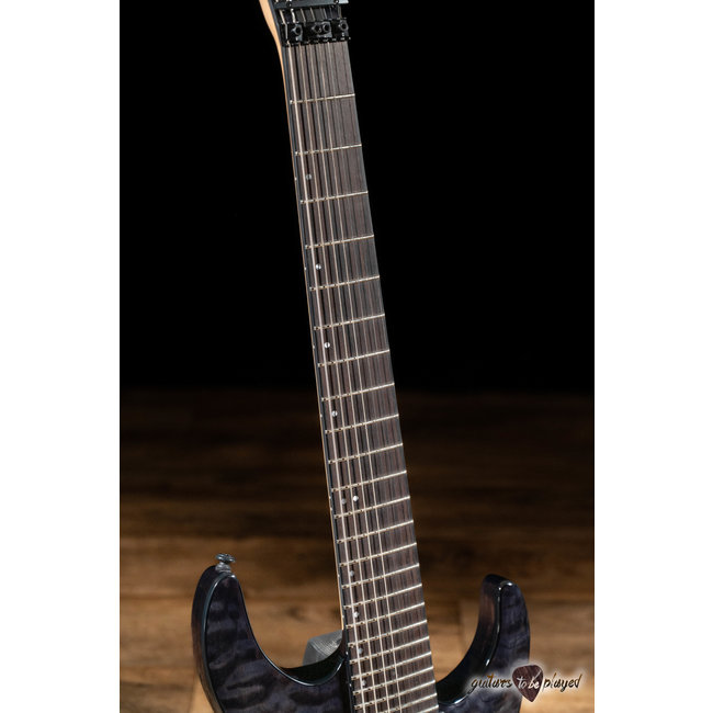 ESP LTD BUZ-7 Buz McGrath 7-String Floyd Rose Guitar w/ Case – See Thru Black