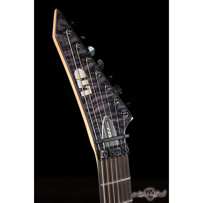 ESP LTD BUZ-7 Buz McGrath 7-String Floyd Rose Guitar w/ Case – See Thru Black