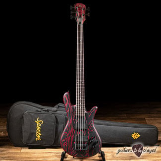 Spector Spector NS PULSE 5 String Swamp Ash EMG Bass Guitar – Cinder Red