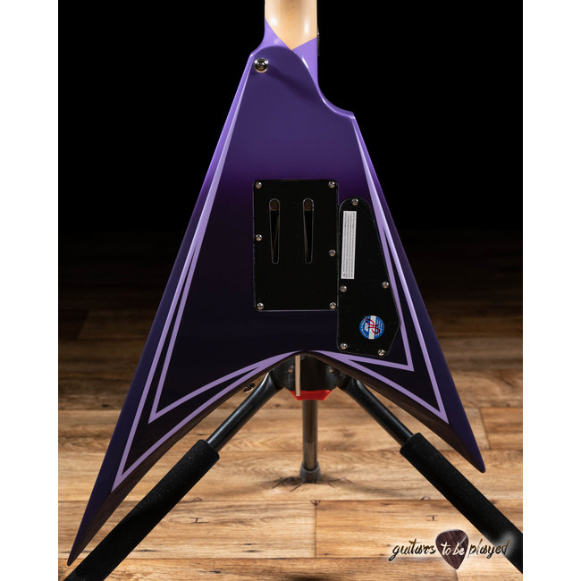 ESP LTD Alexi Hexed LH Floyd Rose Left-Handed & Case – Purple Fade w/ Pinstripes