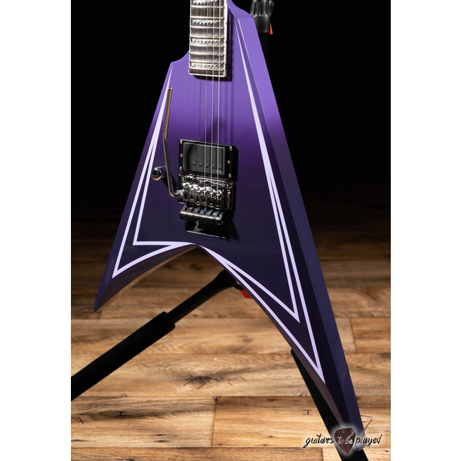 ESP LTD Alexi Hexed LH Floyd Rose Left-Handed & Case – Purple Fade w/ Pinstripes