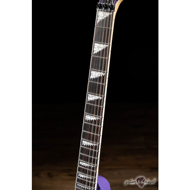 ESP LTD Alexi Hexed LH Floyd Rose Left-Handed & Case – Purple Fade w/ Pinstripes