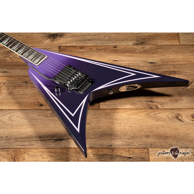 ESP LTD Alexi Hexed LH Floyd Rose Left-Handed & Case – Purple Fade w/ Pinstripes