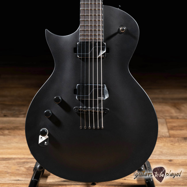 ESP LTD EC-1000 Baritone LH Fishman Left-Handed Guitar – Charcoal Metallic Satin