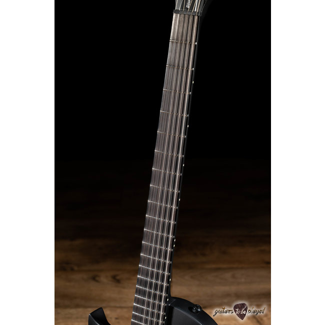 ESP LTD EC-1000 Baritone LH Fishman Left-Handed Guitar – Charcoal Metallic Satin