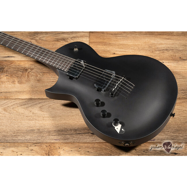 ESP LTD EC-1000 Baritone LH Fishman Left-Handed Guitar – Charcoal Metallic Satin