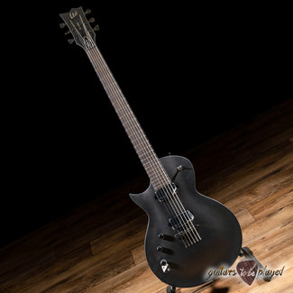 ESP LTD ESP LTD EC-1000 Baritone LH Fishman Left-Handed Guitar – Charcoal Metallic Satin