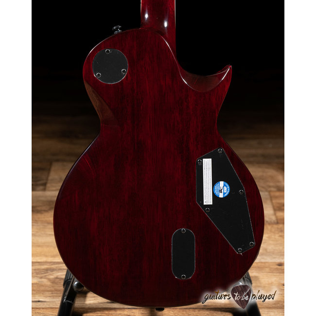 ESP LTD EC-1000 LH Quilted Maple EMG Left-Handed Guitar – See Thru Black Cherry