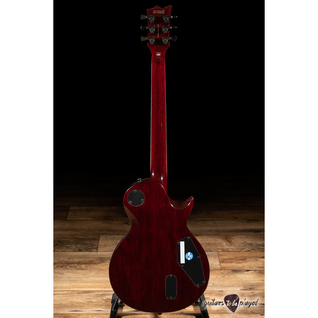 ESP LTD EC-1000 LH Quilted Maple EMG Left-Handed Guitar – See Thru Black Cherry