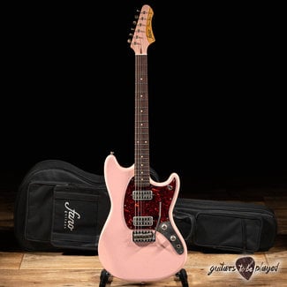 Fano Guitars Fano MG6 Oltre TV Jones Power’Tron Electric Guitar w/ Gigbag – Shell Pink
