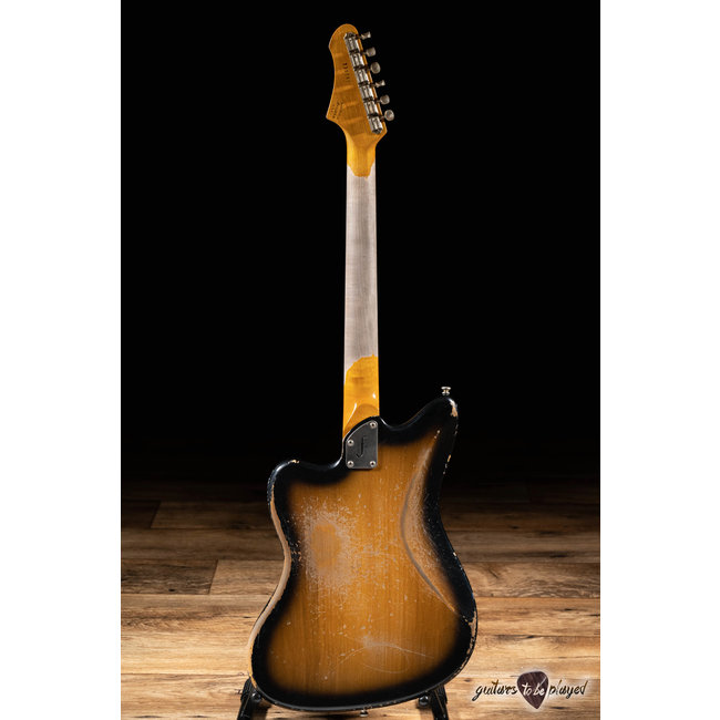 Fano JM6 Oltre Lollar Imperial Guitar w/ Gigbag – 2-Tone Sunburst