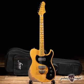 Fano Guitars Fano TC6 Oltre P-90 “Blackguard” T-Style Guitar w/ Gigbag - Butterscotch Blonde
