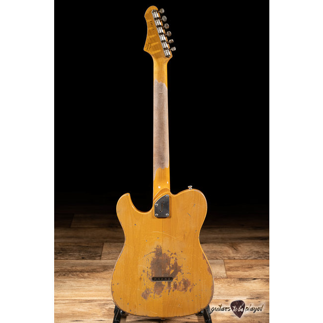 Fano TC6 Oltre P-90 “Blackguard” T-Style Guitar w/ Gigbag - Butterscotch Blonde