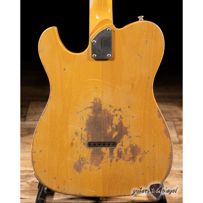 Fano TC6 Oltre P-90 “Blackguard” T-Style Guitar w/ Gigbag - Butterscotch Blonde