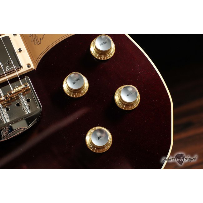 Elliott Raven Standard Spruce Top Semi-Hollow Guitar – Ruby Red Slipper