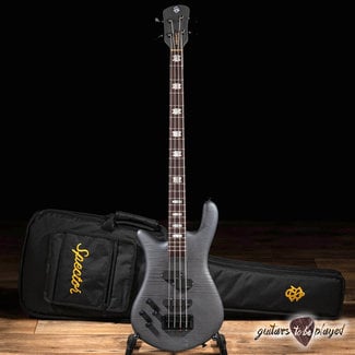 Spector Spector Euro 4 LX Left-Handed EMG Bass Guitar – Black Stain Matte