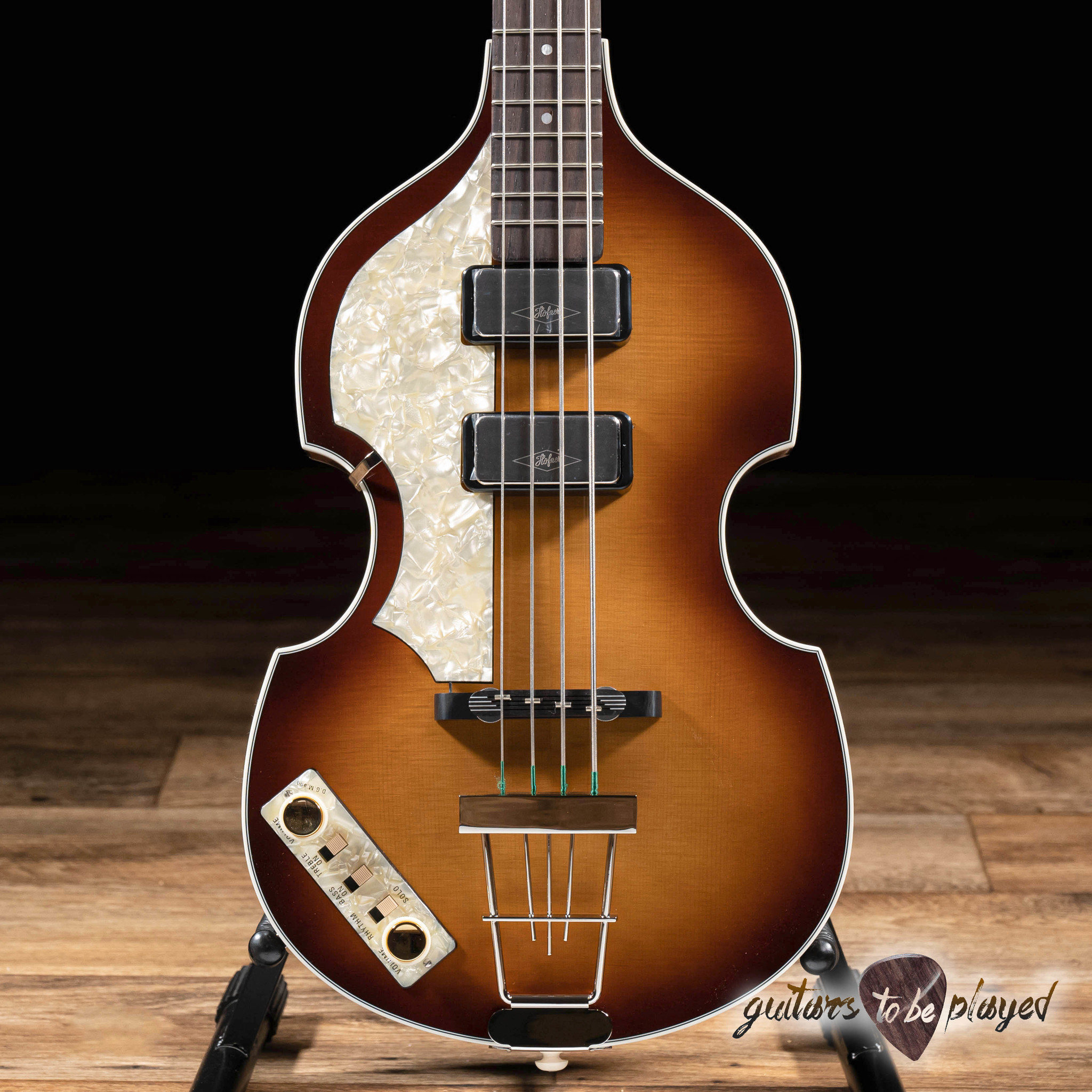 Hofner 1961 Reissue “Cavern” LeftHanded Violin Bass Sunburst