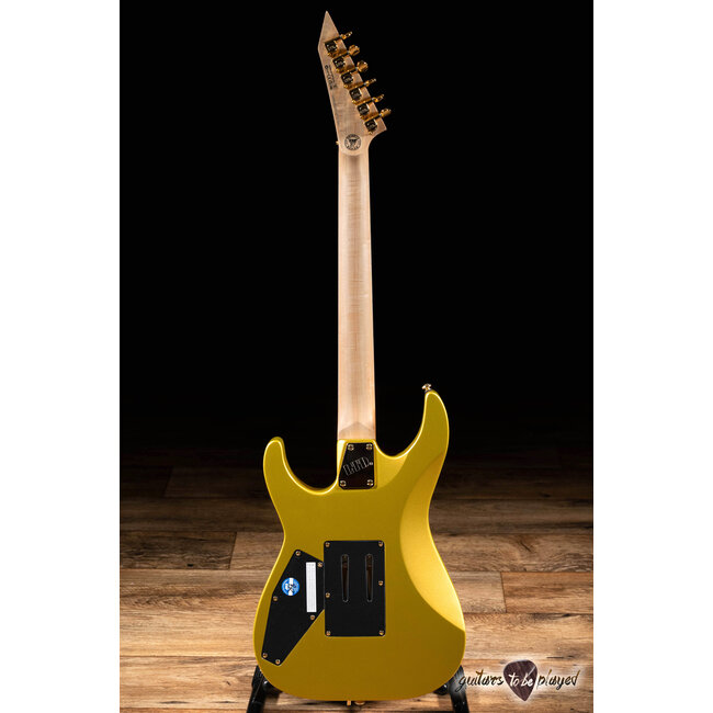 ESP LTD Mirage Deluxe ’87 Floyd Rose Guitar – Metallic Gold