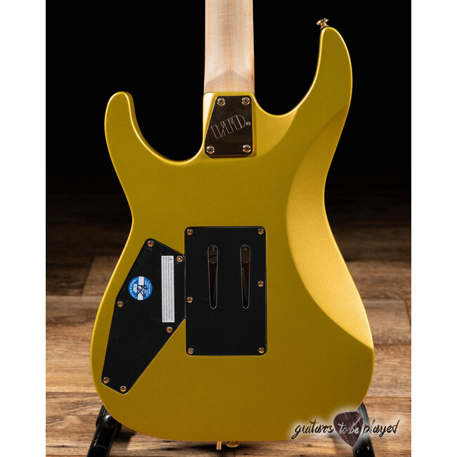 ESP LTD Mirage Deluxe ’87 Floyd Rose Guitar – Metallic Gold