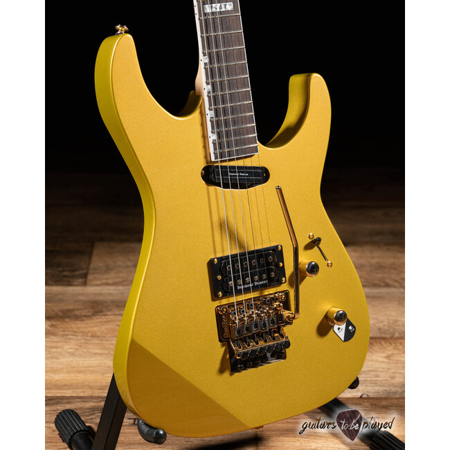 ESP LTD Mirage Deluxe ’87 Floyd Rose Guitar – Metallic Gold